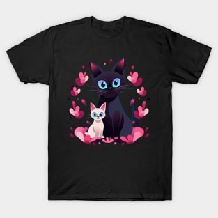 Siamese Cat Mothers Day T-Shirt